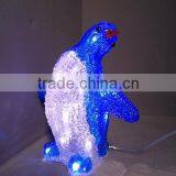 3D Acrylic Penguin Motif LED Christmas Light