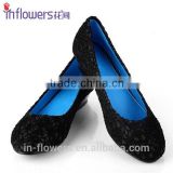 Alibaba China supplier 2015 women flat shoes,ladies elegant flat shoes,lace material flat shoes