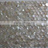 Round whitelip sea mother of pearl mosaic,bathroom mosaic,shell mosaic