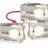 Modern LED Table Lamp With Transparent Crystal Simple Square Table Lamp thumbnail-1