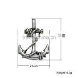 Kindy Jewelry New Design JCN0322 Stainless Steel Vintage Anchor Necklace Pendant thumbnail-3