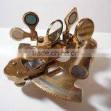 VINTAGE Pirate Brass Nautical Sextant- Buy Brass Nautical Sextant With Box 1029 thumbnail-4