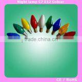 C7 Clear Coloured Light Bulbs thumbnail-1