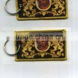 Double-sided Embroidery Patch / Doraemon Keychain Embroidery Badge / Custom Keychain Emboridered Patch thumbnail-6