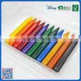 2016 Wholesale 12 Colors 3.5 Inch Wax Crayons in Pvc Bag Customized Logo Printed Crayons thumbnail-4