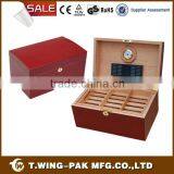 Handmade Pe High Gloss Spanish Cedar Cigar Humidor for 100 Cigars