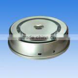 Colorful Crystal Rotating LED Bases Crystal Round LED Light Base With Custom Logo for Crystal Block Display