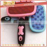 Aluminum Shaft Silicon Pet Brush ,CC034 Dog Grooming Glove Furniture Hair , Hair Brush With Spray