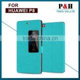 Factory Price for New Goldsand Series Window Filp Case for Huawei Ascend p8 thumbnail-1