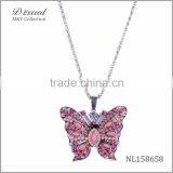 New Fashion Butterfly Pendant Necklace,floating Pendant Necklace