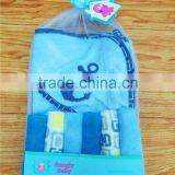 Hot Sale Soft Baby Bath Thin Terry Towel Set