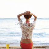 2016 Crochet Stitching Bikini Outside Smock Cover Up Hollow Beach Blouse thumbnail-3
