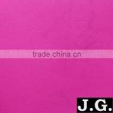 Embossed Genuine Microfiber Pink Sofa Leather Nonwoven 1.2mm ~ 2.0mm Also for Car Seat, Furniture and Decorative