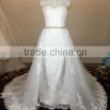 (MY20160602) Lace Mermaid Wedding Dresses With Detachable Train 2016 thumbnail-1