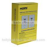 HDMI Extender Wall Plate, HDMI Extender, Wideband Bi-direction IR, POE, 50m Single Cat thumbnail-4