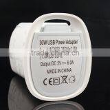 Wholesale High Quality 4 Ports 6A Multi USB Wall Charger For Cellphone and Pad thumbnail-6