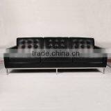 Leather Florence Knoll Living Room Sofa thumbnail-2