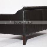 Black Couch Living Room Sofa Borge Mogensen Sofa Leather Wholesale thumbnail-1