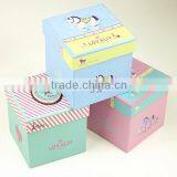 Cartoon Horse Butterfly Tower Christmas Gift Box