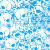 GW12282 Skulls Water Transfer Printing Hydro Graphics Film - White Skulls&water Transfer Printing Film Width 100cm