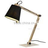 Modern Black Fabric Wood Table Lamp,black Fabric Wood Table Lamp,wood Table Lamp T1042