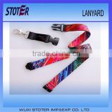 Separable smooth material fashion color lanyards st7061