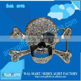 Novelty Crystal Skull Belt Buckle thumbnail-3