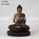 Resin Crafts Solar Buddha Statues Garden Lighting Wholesale thumbnail-2
