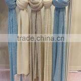 winter fall classic knitted wool cashmere scarf hot sale