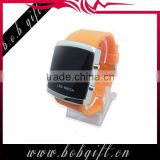 2014 popular cheap fashsion silicone LED watch ladies