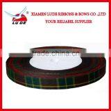 Wholesale Colorful Cheched Ribbon Roll for Gift Packing thumbnail-2