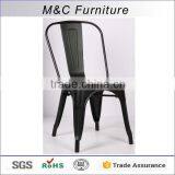 Ergonomic Stackable Metal Kitchen Furniture With Wooden Seat thumbnail-1