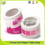 White Cardboard Paper Packaging Round Gift Tube