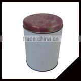 Promotional Lovely Stock Round Tin Metal Tea Tin Box With High Quality