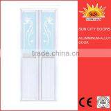White Color With Half Glass Aluminium Sliding Doors SC-AAD062 thumbnail-1