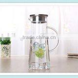 Borosilicate Double Wall Tea Glass Bottle Heat-resistant Double Wall Glass Pitcher With High Quality thumbnail-5