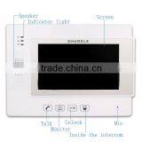 New Video DoorPhone 1 IN 1 Intercom System 7 Inch Screen Monitor Unlocking Hands-Free Intercommunication Night Vision Camera thumbnail-2