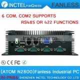 Fanless Industrial Computer with Intel atom N2800 Processor Thin Client