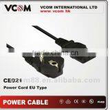 European Type VDE Schuko Plug and Cable Power Cord thumbnail-1