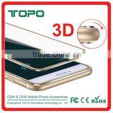 2016 Newest Arrived 3D Aluminium Frame Tempered Glass Screen Corlorful Full Cover Protector for Iphone 6 6s Plus