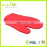 Perfect FDA LFGB 2 Fingered Grilling Oven Silicone Glove BBQ Mitt thumbnail-5