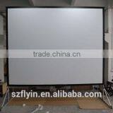 Aluminum Alloy Frame Fast Fold Screen Rear Front Easy Folding and Carrying Screen Fast Fold Projector Screen thumbnail-2