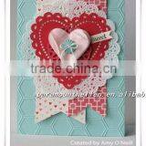 Wholesale Heart Shape White Paper Lace Doilies
