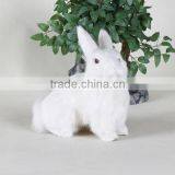Handmade Real Fur Rabbit Animals Toy thumbnail-4