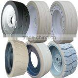 Quick Delivery Factory Solid White Wall Tyre for Lifting Platform