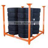 Customized Industrial Usage Steel Stack Tire Rack thumbnail-3