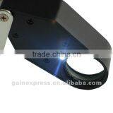 10x Folding Jeweler Loupe Magnifier + LED Light, 18mm Lens Jewel Identifier Tool thumbnail-5