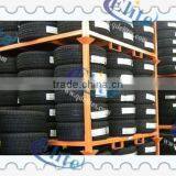 72"x72"x67" Inch Warehouse Folding Stackable Tire Rack Wholesale thumbnail-3
