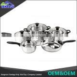 Eco-friendly 11 Pcs Stainless Steel Cookware Sets Kitchenware and Cookware thumbnail-5
