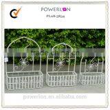 Adorable Metal Flower Hanging Baskets Plant Holder thumbnail-1